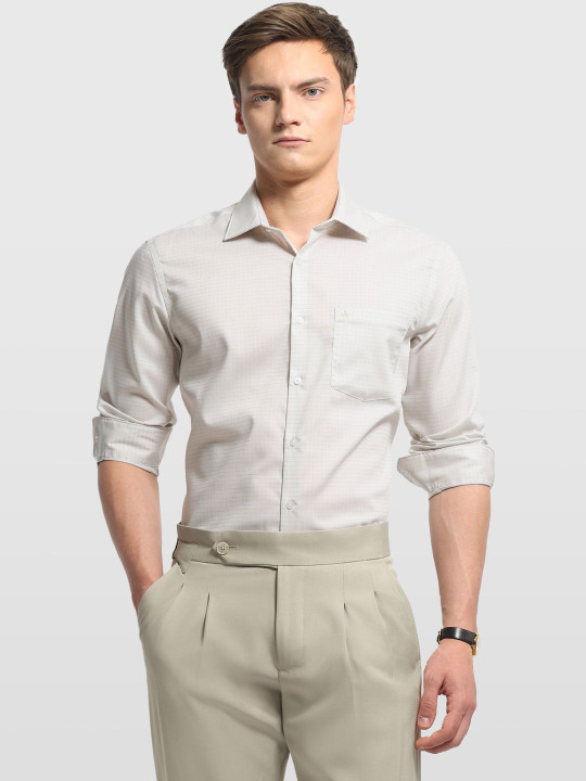 Arrow Men's Graph Checked Autopress 4dp Shirts