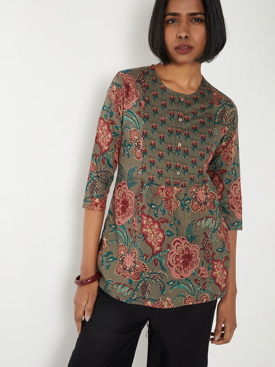 max Printed Short Kurti