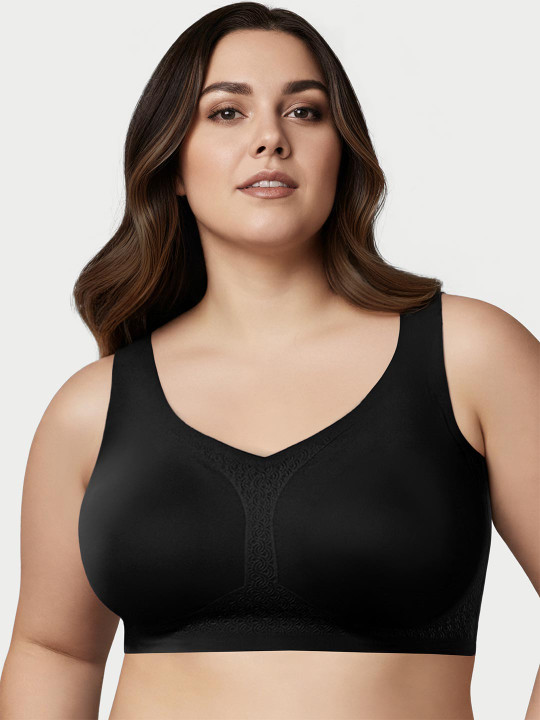 Enamor Women Minimizer Plus Size Full Coverage Lightly Padded Seamless Bra