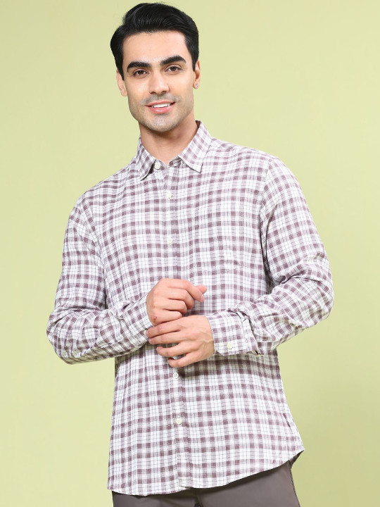 V-Mart Men Checked Casual Shirt