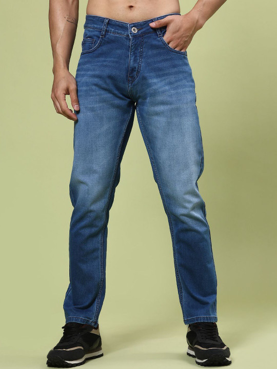 V-Mart Men Skinny Fit Mid-Rise Light Fade Jeans