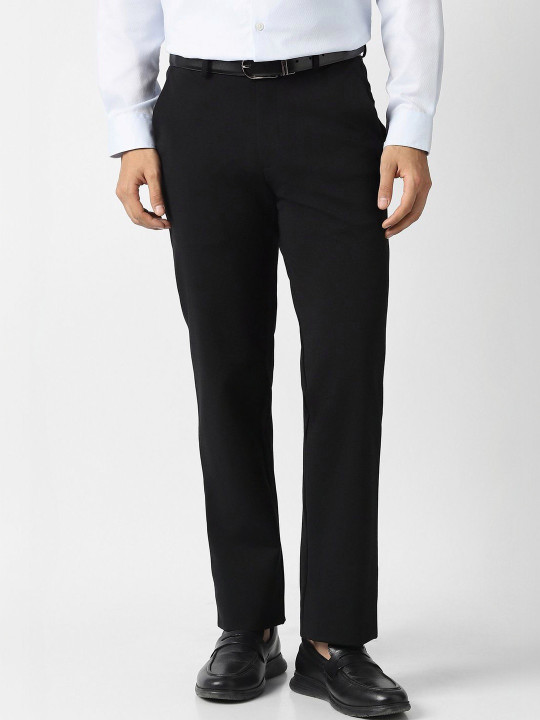 V Dot Men Slim Fit Trousers
