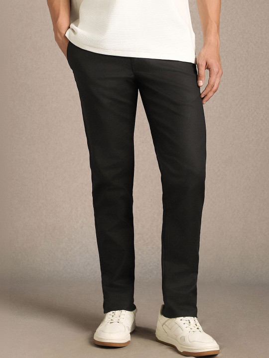 Louis Philippe Sport Men Tapered Fit Trousers
