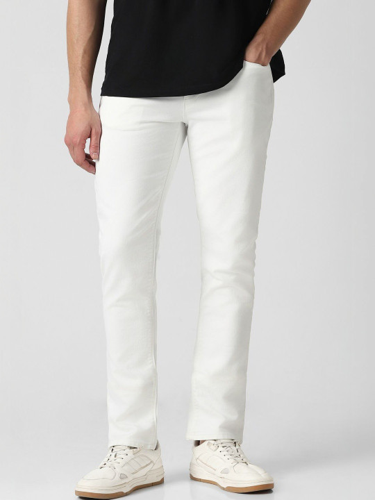 VAN HEUSEN DENIM LABS Men Slim Fit Mid-Rise Jeans
