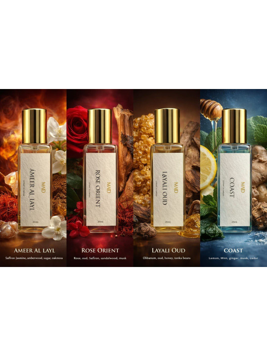 4 Pcs Extrait De Parfum - 20ml