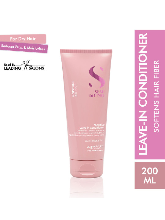 ALFAPARFMILANO Leave In Conditioner for Dry Frizzy Hair Hydrating Flaxseed 200ml