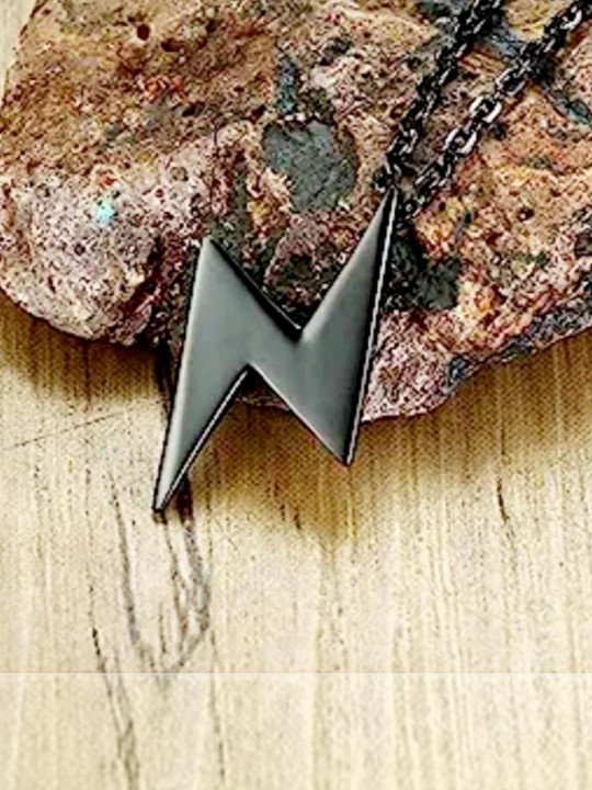 PASU FASHION Rhodium-Plated Pendant