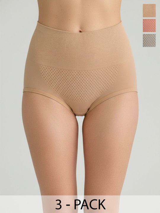 JETVELI Women Pack of 3 Assorted Hipster Briefs