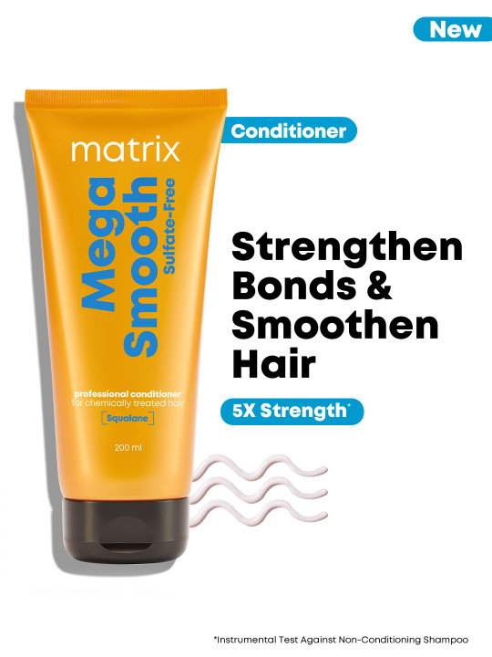 MATRIX Mega Smooth Sulfate-Free Professional Conditioner with Squalane - 200 ml
