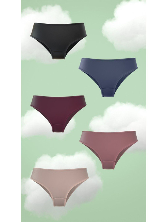 necesera Women Assorted Cotton Hipster Briefs