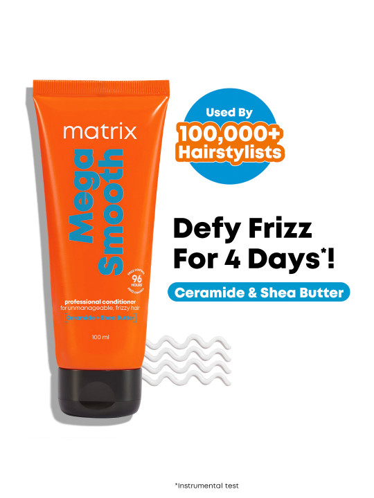 MATRIX Mega Smooth Professional Conditioner for Frizzy Hair with Shea Butter - 100ml
