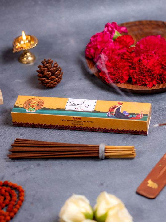 Nirmalaya Incredible India Spices Incense Sticks 40 Pieces