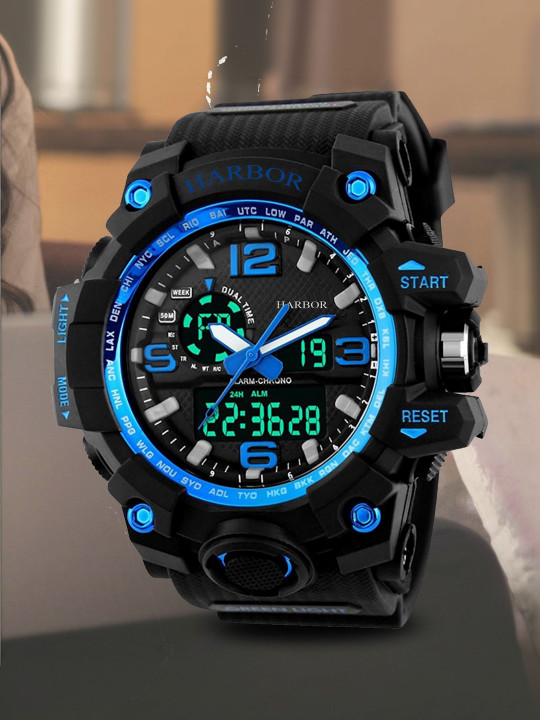 HARBOR Men Dial & Straps Watch H_1155_Blue_05