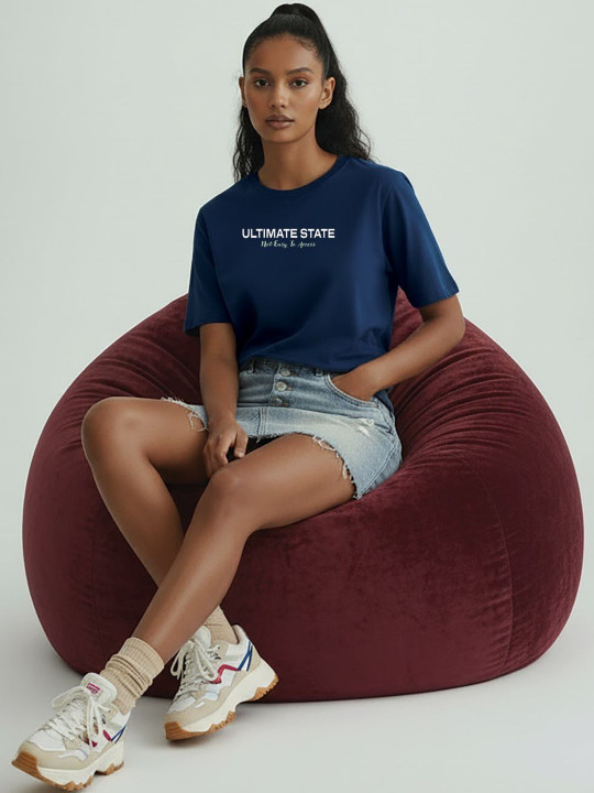 SPLOOSH Women Printed Pure Cotton T-shirt