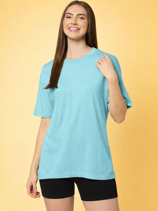 FALTU.CO Women Pure Cotton T-shirt
