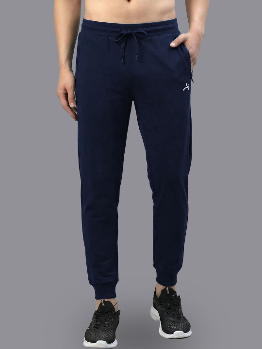 AMUL COMFY Amul Comfy Men Solid Mid Rise Joggers