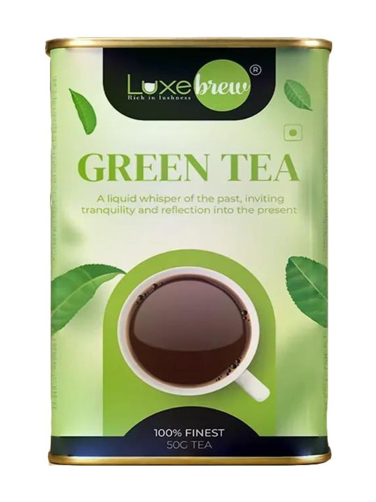 LuxeBrew No Preservatives Perfectly Balanced & Refreshing Green Tea-50g
