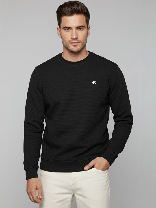 HRX by Hrithik Roshan Round Neck Long Sleeves Pullover Sweatshirt