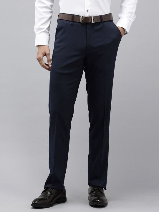 Van Heusen Men Slim Fit Formal Trousers