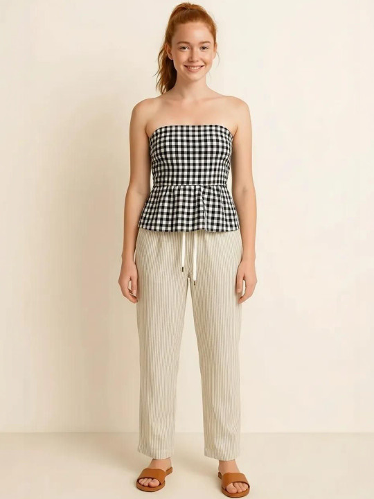 Octave Women Regular Fit Striped Track Pants