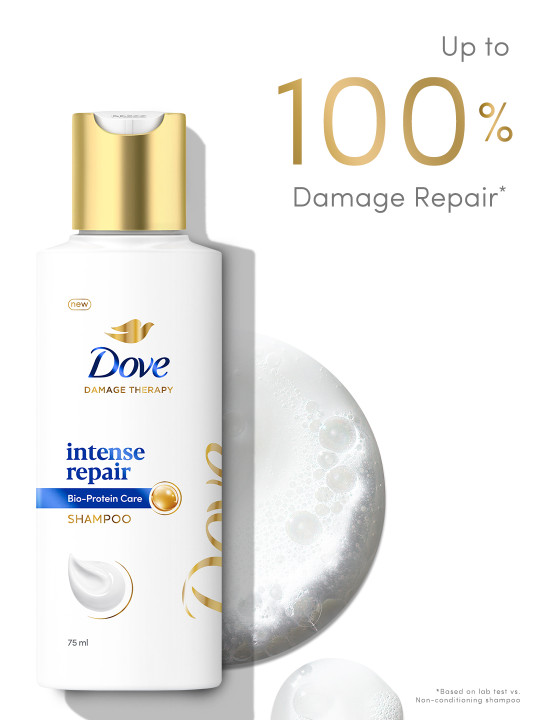 Dove Hair Therapy Intense Repair Shampoo - 75 ml