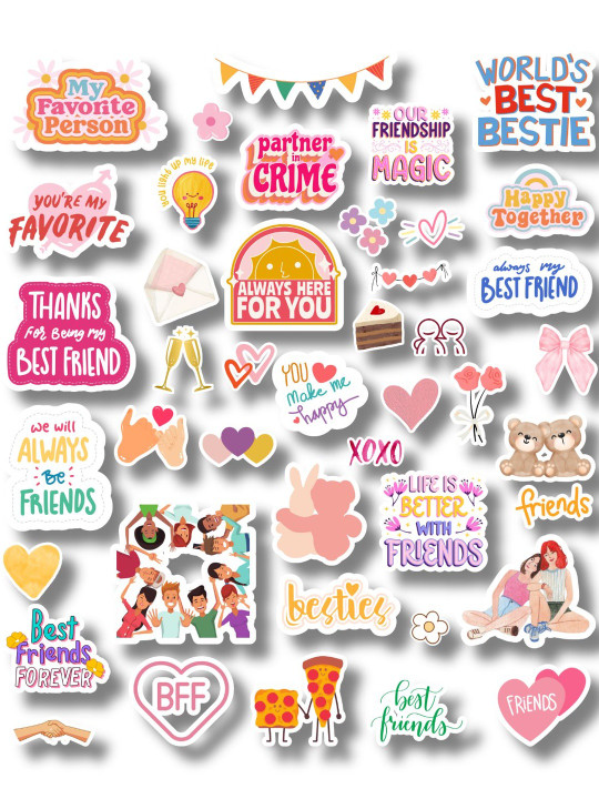 Shortbread Healthy Best-friend Stamps Decals and Stickers