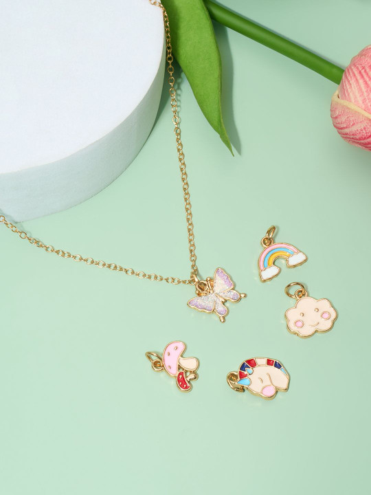 Pantaloons Junior Girls Enamelled Necklace