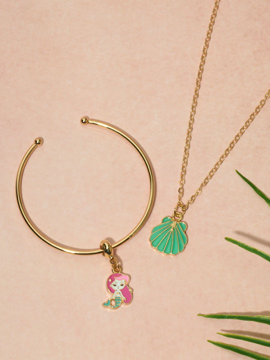 Pantaloons Junior Girls Enamelled Necklace
