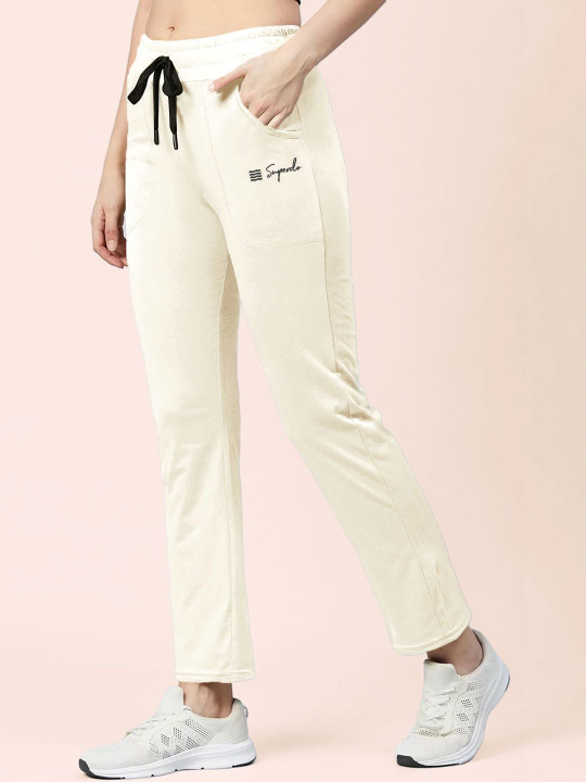 SZN Women Regular Fit Brand Logo Track Pants