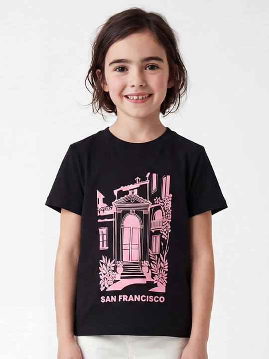 United Colors of Benetton Girls Pure Cotton Tshirts