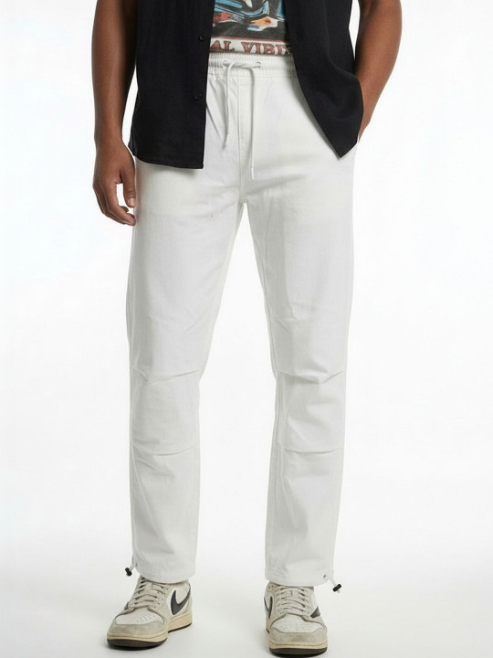 glitchez Men Relaxed Loose Fit Trousers