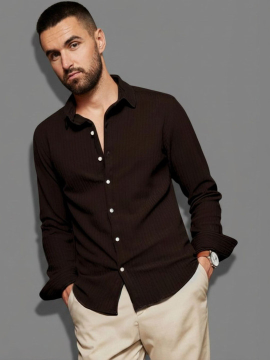 THE BEETEL HOUSE Men Premium Slim Fit Casual Shirt