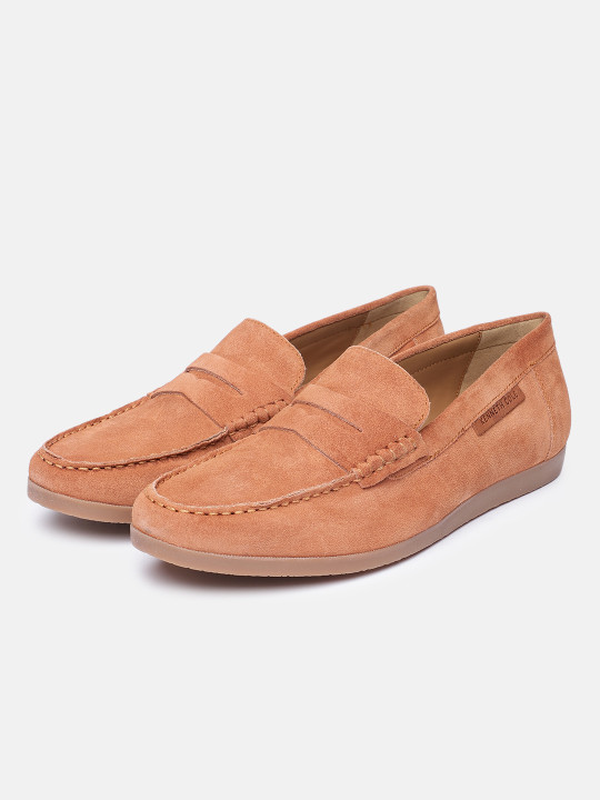 Kenneth Cole Men Leather Penny Loafers