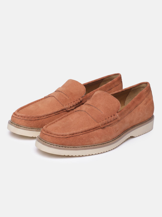 Kenneth Cole Men Leather Penny Loafers