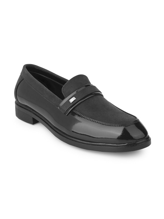 HERE&NOW Men Textured Formal Loafers
