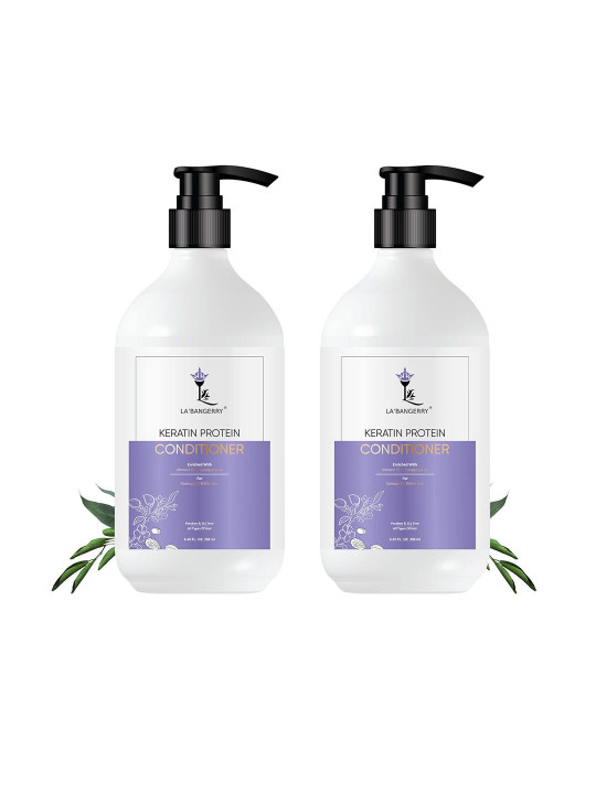 La'bangerry Set Of 2 Keratin Protein Conditioner With Almond Oil - 250 ml Each