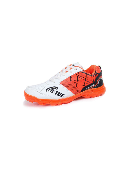 BTUF Kids Lightweight Super Grip Spikes Cricket Shoes