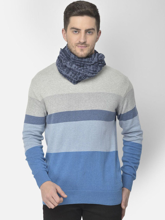 Cazzano Men Acrylic Self Design Mufflers