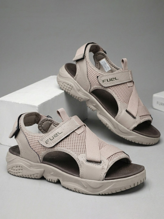 FUEL Men Textured Sports Sandals