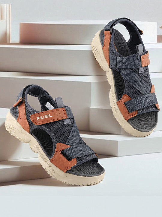 FUEL Men Textured Sports Sandals
