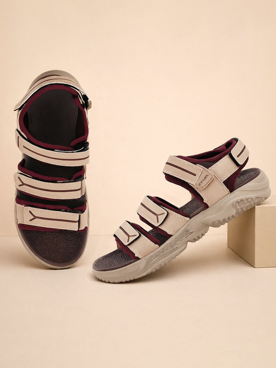 FUEL Men Textured Sports Sandals