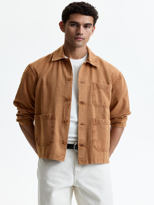 H&M Cotton Twill Overshirt