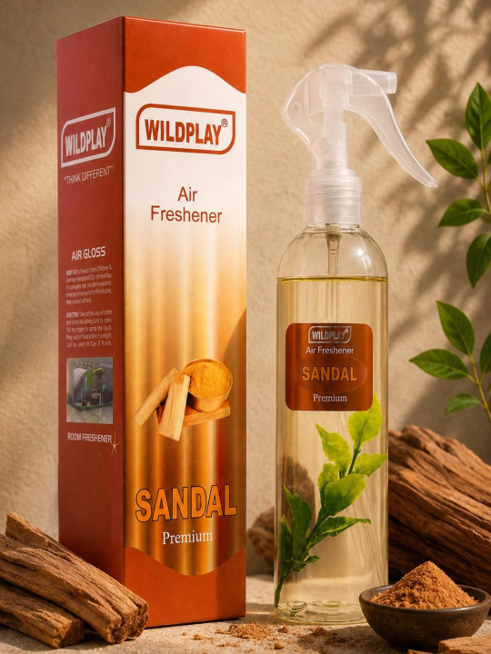 WILDPLAY Sandal Premium Room Air Freshener Spray - 250 ml