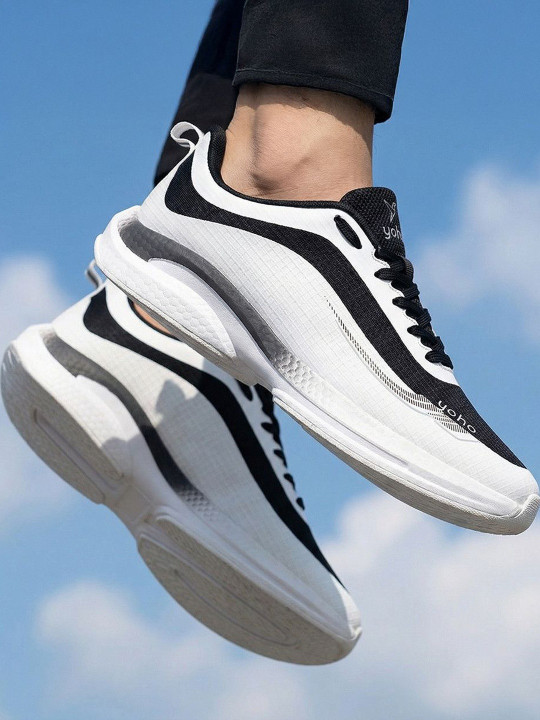 yoho Men Woven Design Sneakers