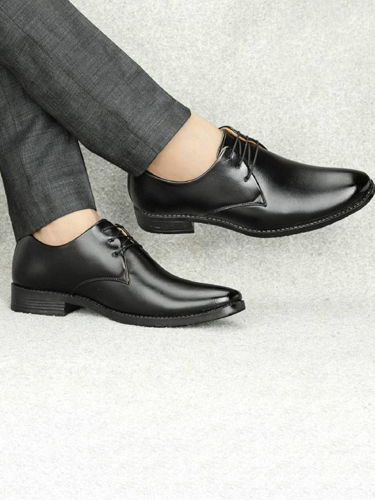 T-Rock Men Round Toe Derbys Shoes