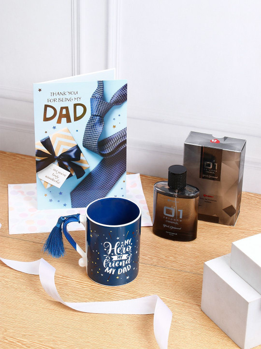 Men 3Pcs EDP Mug & Card