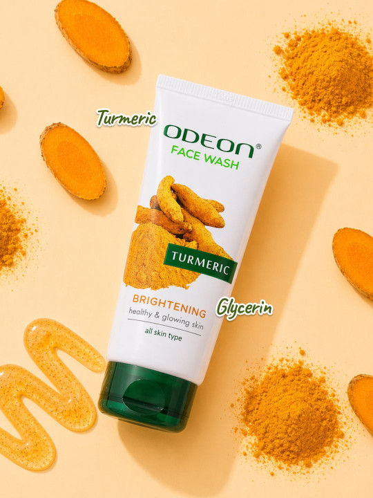 ODEON Turmeric Face Wash For Brightening & Revitalizing - 100ml