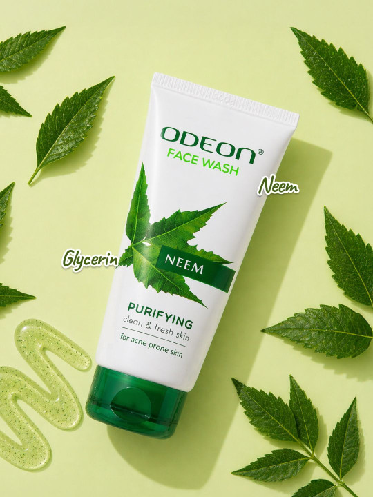 ODEON Neem Face Wash For Acne Prone Skin - 100 ml