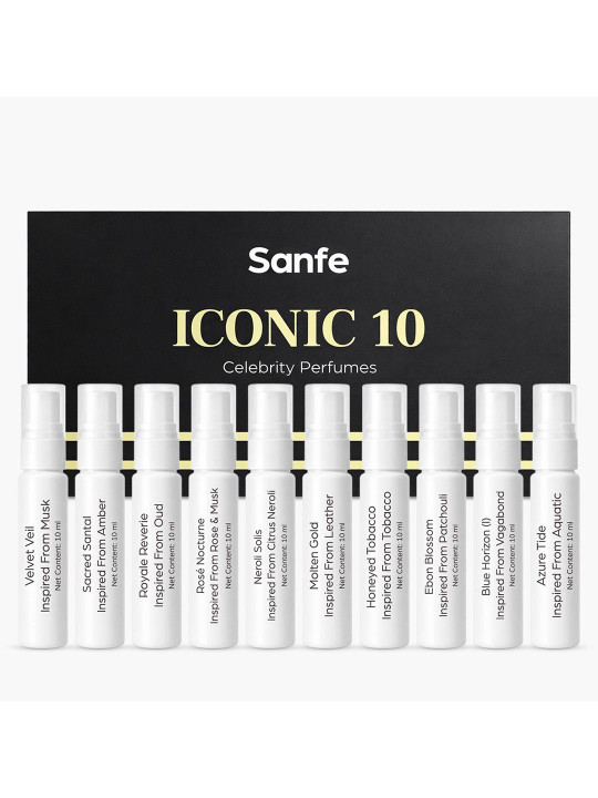 10Pcs Perfumes - 10 ml Each