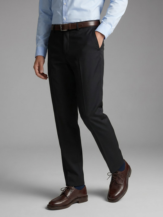 Louis Philippe Men Slim Fit Formal Trouser